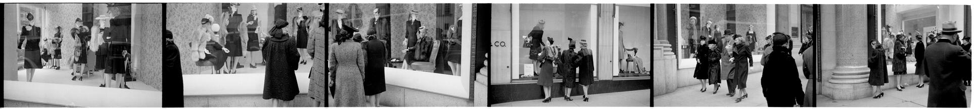 [Window displays on 5th Avenue.]