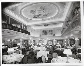 [S.S. "Washington", Dining Salon Centre, Cabin Class.]