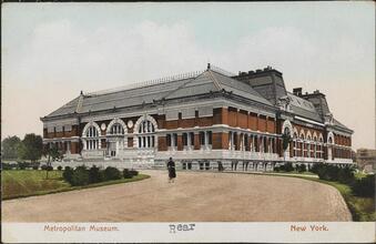 Metropolitan Museum. Rear. New York.