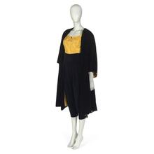 Cocktail ensemble comprising coat, blouse and knickers