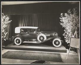 Auburn Sales Co., Cord Front Drive Car Exhibit, one car.