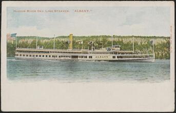 Hudson River Day Line Steamer. "Albany."