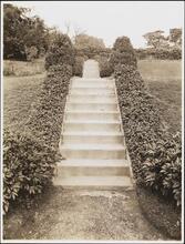 [In the garden -- home of Washington Irving.]