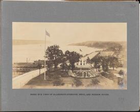 Birds Eye View of Claremont, Riverside Drive, and Hudson River