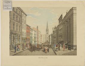 Wall Street in 1856