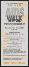 AIDS Walk New York Thank You Celebration