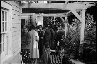[Outdoor social gathering.]