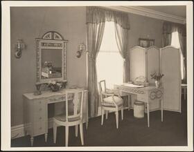 [Interior, dressing room.]