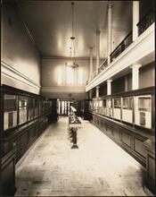 [Interior of bank.]
