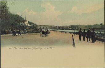 The Speedway and Highbridge, N.Y. City.