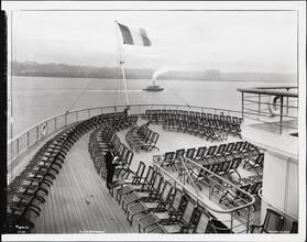 [S.S. "Normandie", Third Class.]