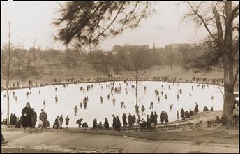 Skating in Central Park.
