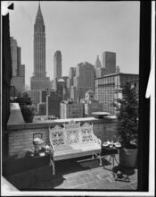 155 East 47th Street. The Buchanan. View of skyline looking south from penthouse terrace