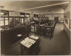 Charities, Seamen's Church Institute, 25 South St., Interior, Social Service Room.