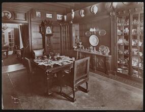 Portrait, Lillian Russell at Home, Interiors of Residence.