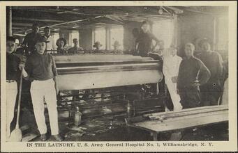 In the Laundry, U.S. Army General Hospital No. 1 Williamsbridge, N.Y.