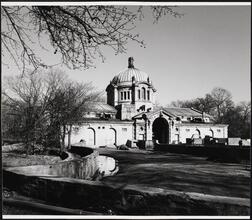 [Elephant House at the Bronx Zoo.]