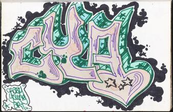 CYA [Page in Daze's black book.]