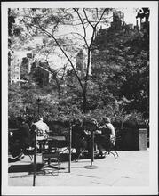 [65th Street and 5th Avenue. Central Park Zoo Restaurant.]