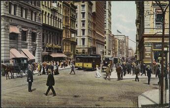 New York, Broadway and Chambers Street