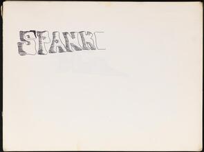 Spank [Page in Wicked Gary's piece book.]