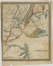 Map of New York and its vicinity