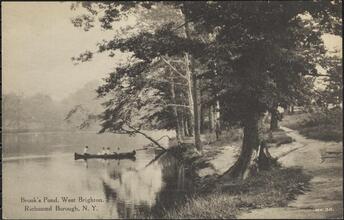 Brook's Pond.  West Brighton.  Richmond Borough, N.Y.