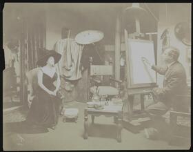 Harrison Fisher (Illustrator) and Models.