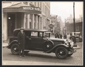 Warren-Nash Motor Corp. 400 Series 100,000th Car, with Mr. Warren.