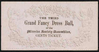The Third Grand Fancy Dress Ball, of the Minerva Society Assemblies