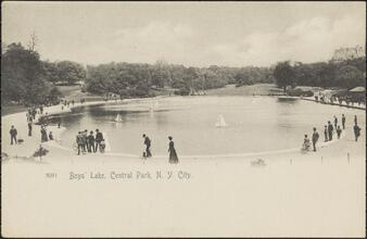 Boys' Lake, Central Park, N.Y.
