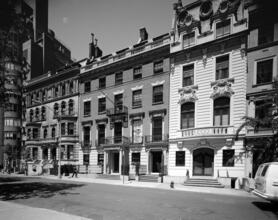[Museum of Primitive Art, 13-15 West 54th Street, Rhodes School, 9-11 West 54th Street, and 7 West 54th Street.]
