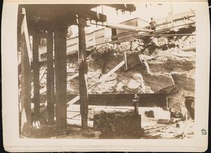 Case on Appeal - Appendix of Photograph Exhibits [Subway construction along Broadway.]