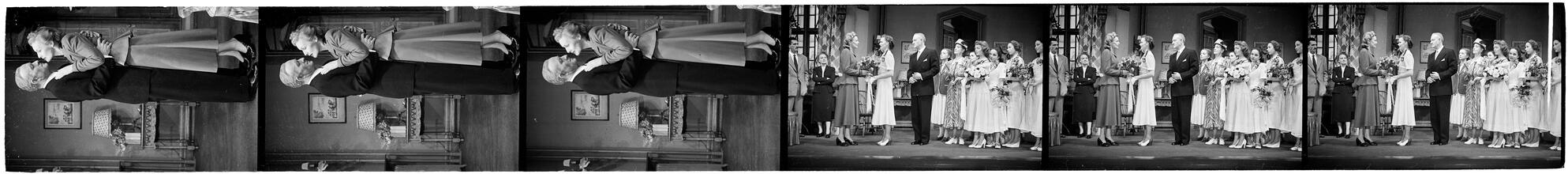 Goodbye My Fancy [Cast on stage. Madeleine Carroll as Agatha Reed.]