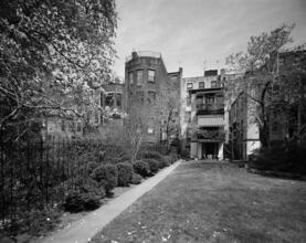 [Backyard of an unidentified house.]