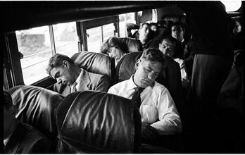 Vaughn Monroe [Inside the tour bus.]