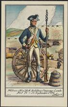 Color Sergeant - 2nd New Hampshire. - Poor's Fort Ti - 20 July 1776.