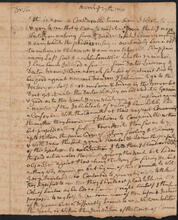 Letter from William Jones to Samuel Jones, March 27, 1770