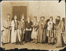 [Cast of "Queen Esther".]
