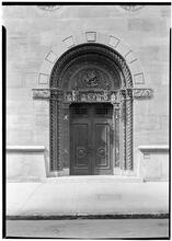 West side Y.M.C.A. North exterior, entrance detail.