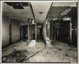 309 East 112th Street. New York City. From Entrance Doorway Looking North Through First Floor.