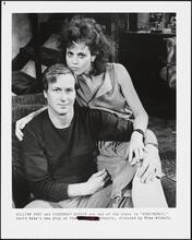 [William Hurt as Eddie and Sigourney Weaver as Darlene in "Hurlyburly".]