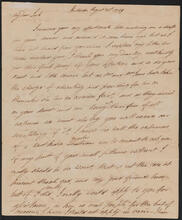 Letter from John Peter De Lancey to John De Lancey, August 31, 1789