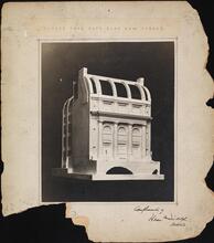 [Model of the public bath.]