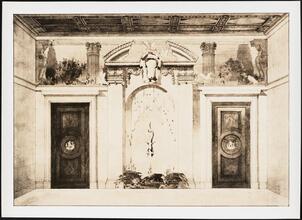 465 Park Avenue. Ritz Tower. Artist rendering of mural