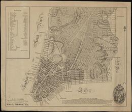 Plan of the City of New York, Drawn from the Actual Survey by Casimir Th. Goerck & Joseph Fr. Mangin, City Surveyor