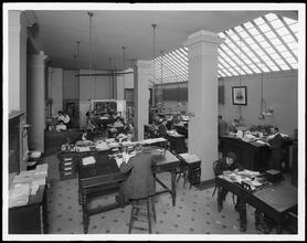 Franklin Street and Greenwich Street. B. Fischer and Co. Factory, general view of rear offices.