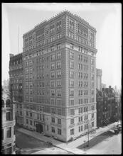 76th Street at the corner of West End Avenue. Lombard Apartment House.