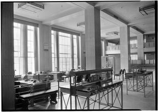 Equitable Trust Co. Interior toward windows.