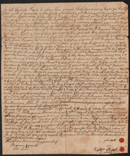 Deed between John Mott and Benjamin Palmer, November 21, 1747